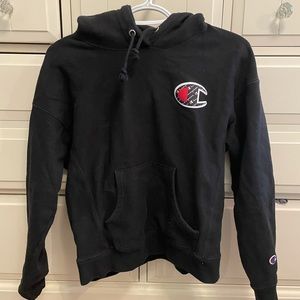 black reverse weave champion hoodie